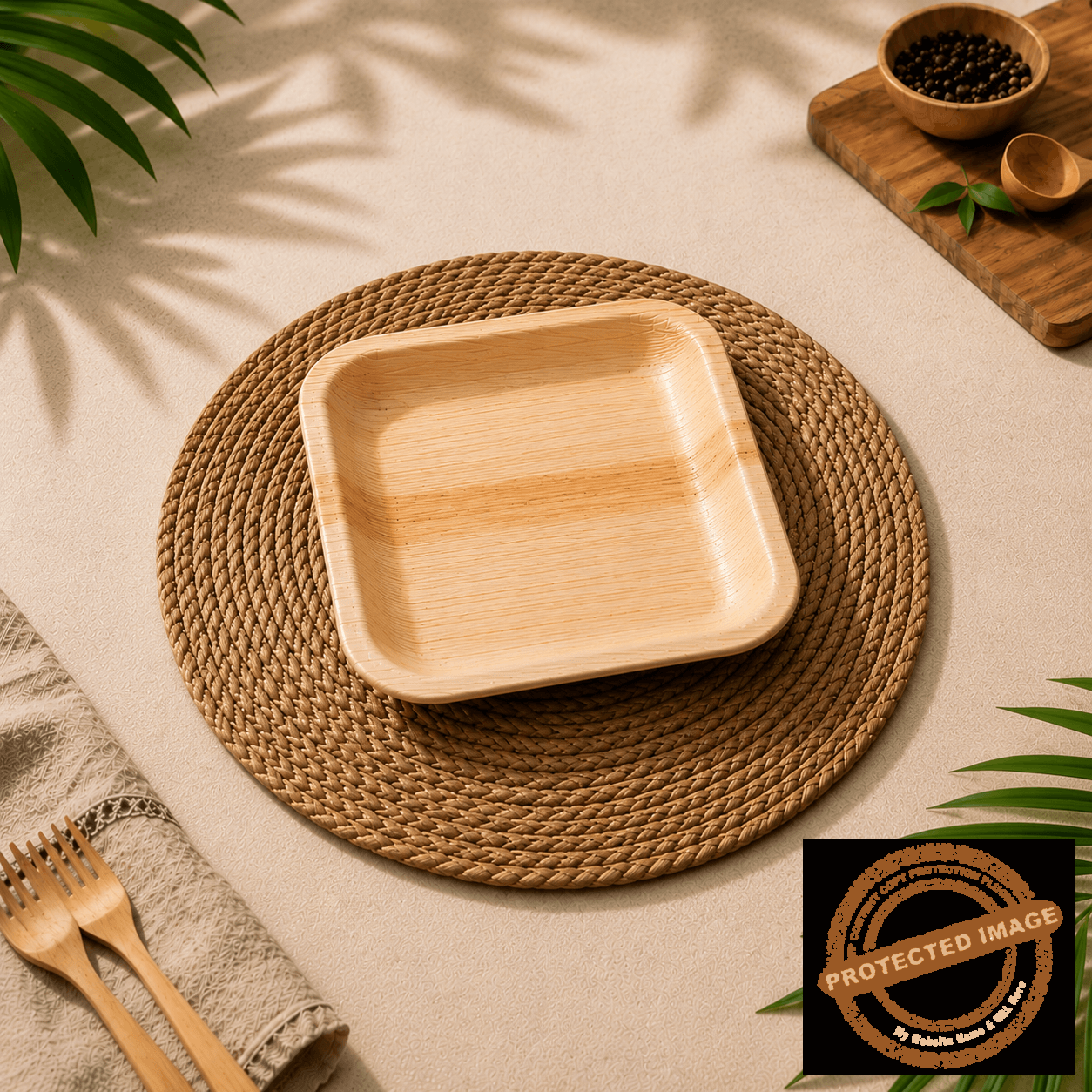 8 Inch Square Plate