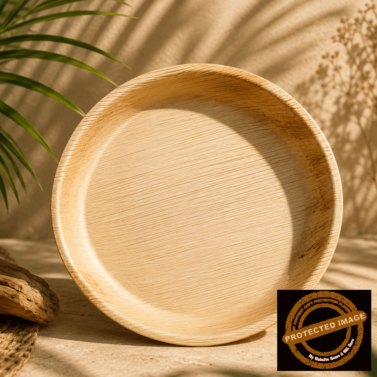 Areca Round Plates