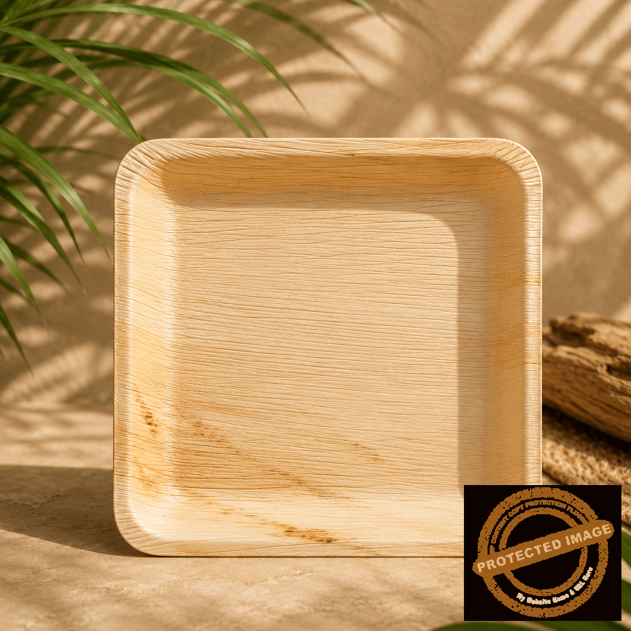 Areca Square Plates