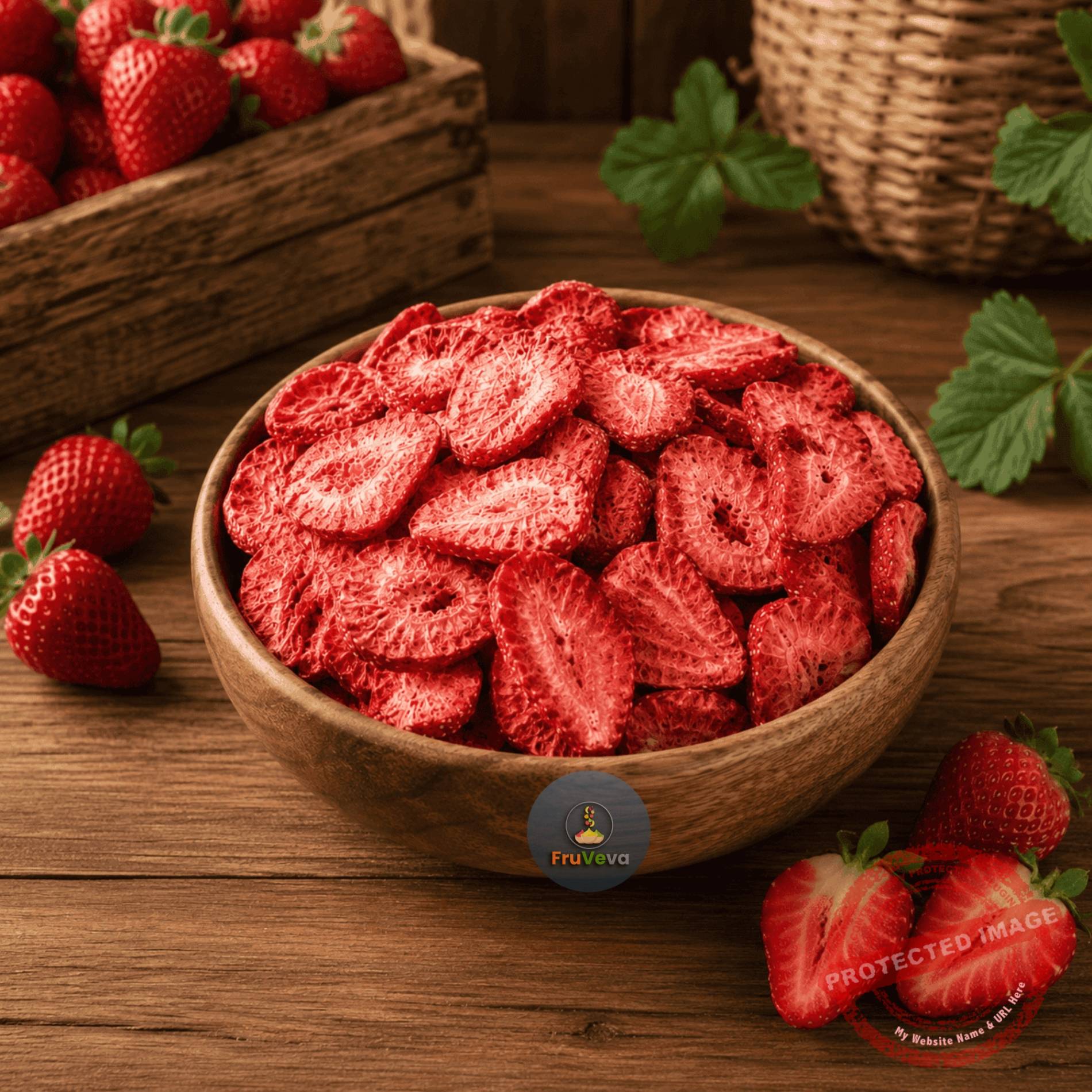 Freeze Dried Strawberry Slices 1
