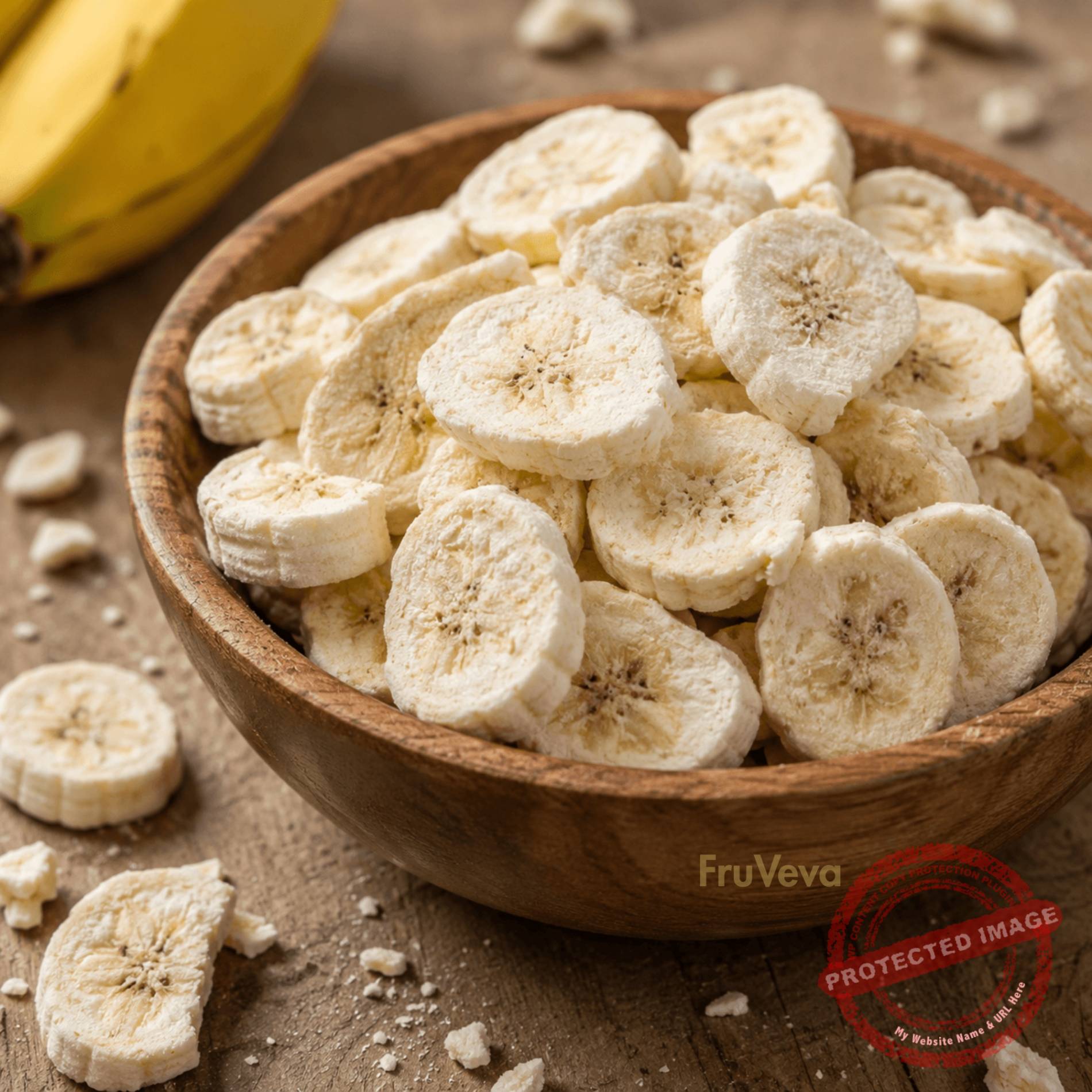 FruVeVa - Freeze Dried Banana Slices